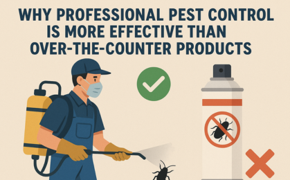 Why Professional Pest Control Is More Effective Than Over-the-Counter Products